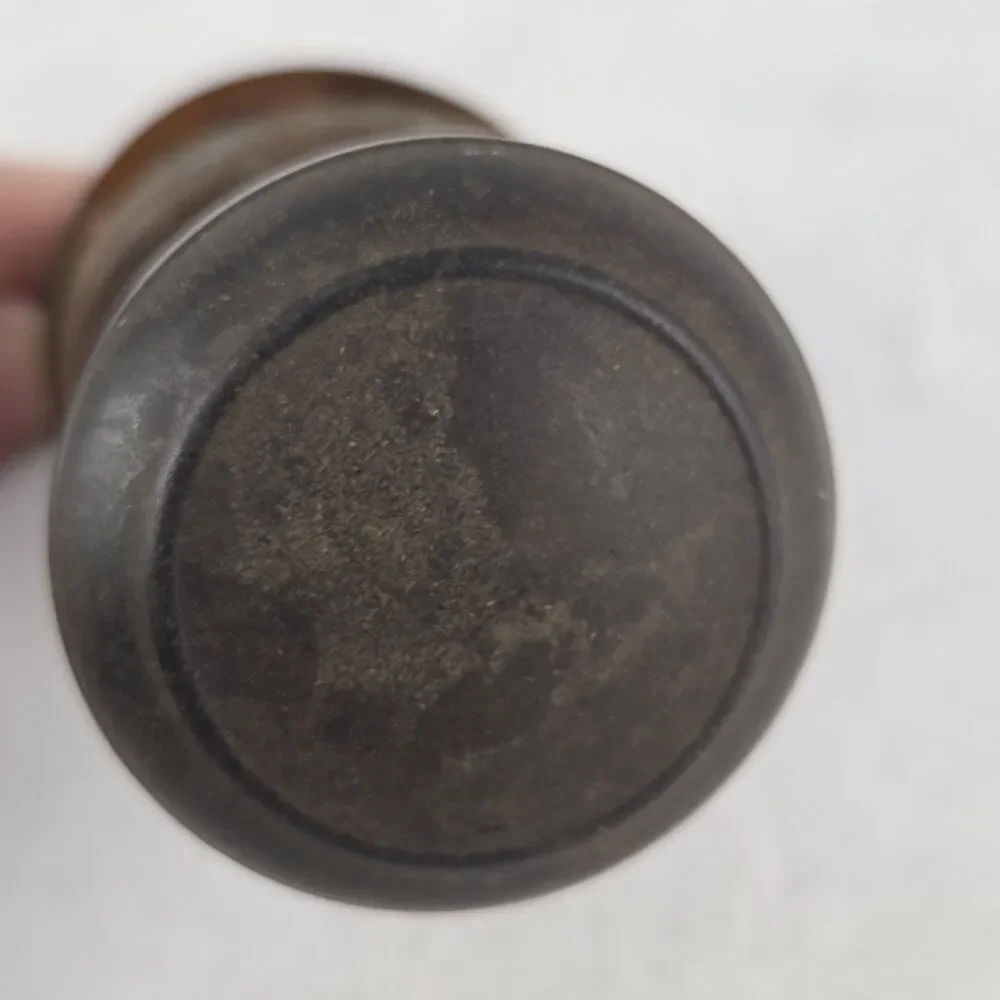 Vintage Bakelite Door Knob & Lever Lockset Black Architectural Hardware